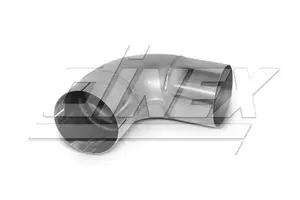 90ø Exhaust Elbow, OD/ID=127/127 / L=264, INOX
